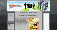 Desktop Screenshot of corasoft.de